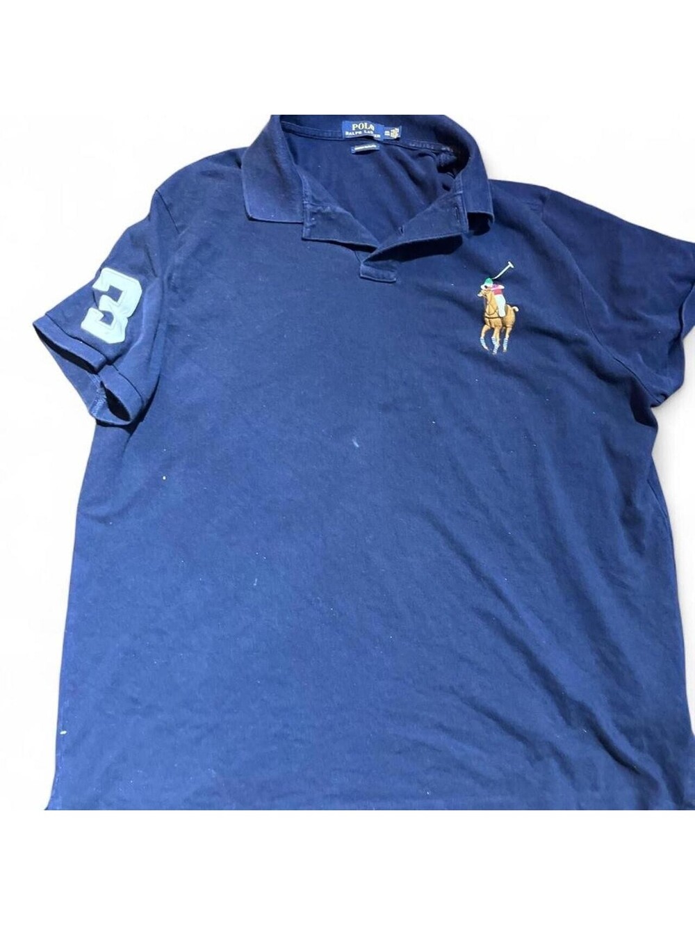 Polo Ralph Lauren Big Pony Polo Shirt Men's 2XL Navy Blue #3